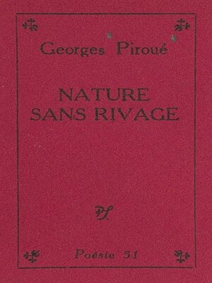 cover image of Nature sans rivage